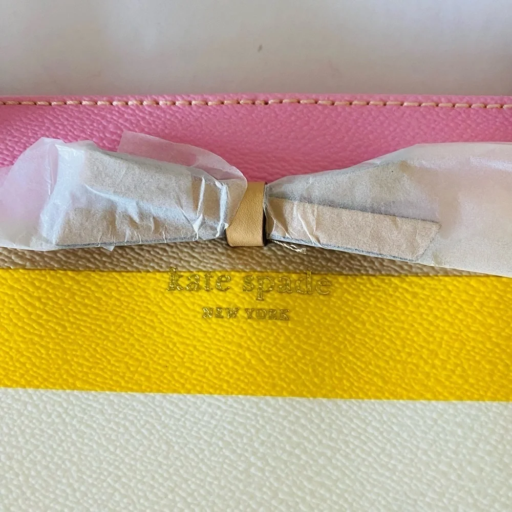 Rare kate spade Eden Street Margareta Tote Bag, Dune Stripe